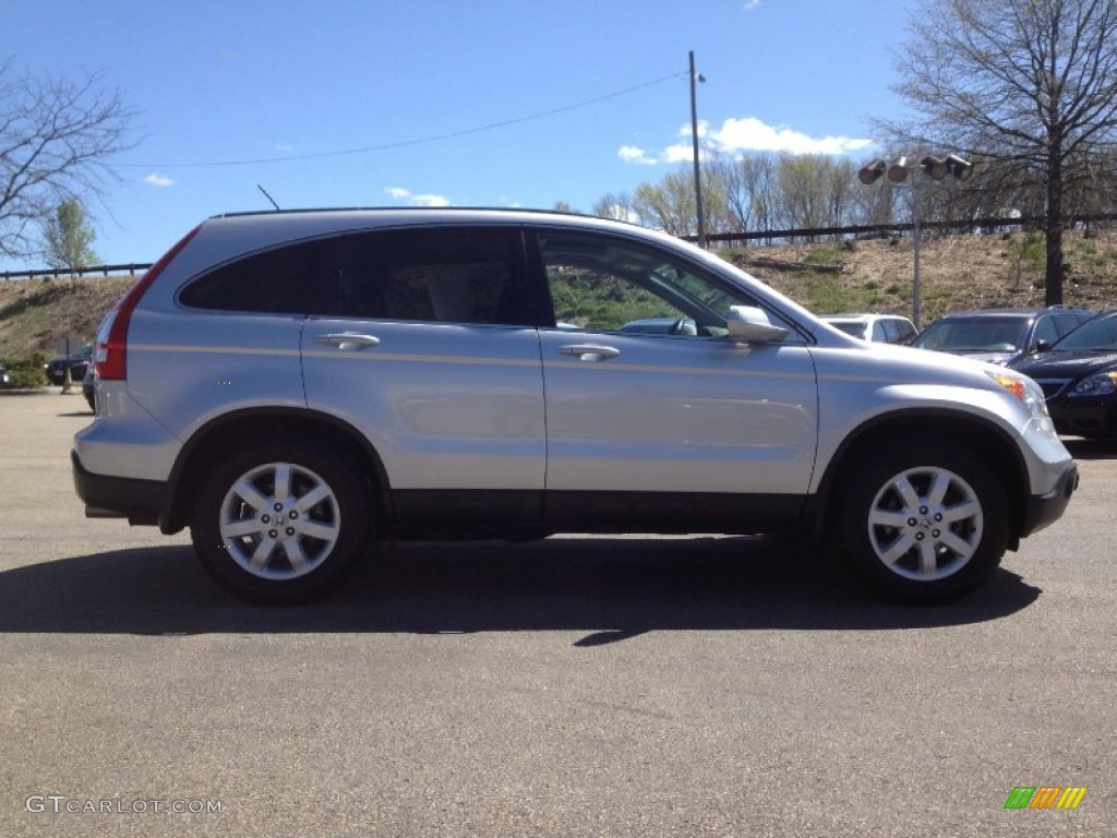 2009 CR-V EX-L 4WD - Alabaster Silver Metallic / Gray photo #8