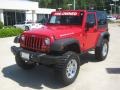 Flame Red 2008 Jeep Wrangler Rubicon 4x4