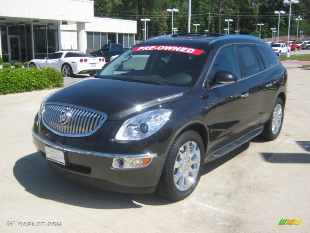 2010 Enclave CXL - Carbon Black Metallic / Ebony/Ebony photo #1