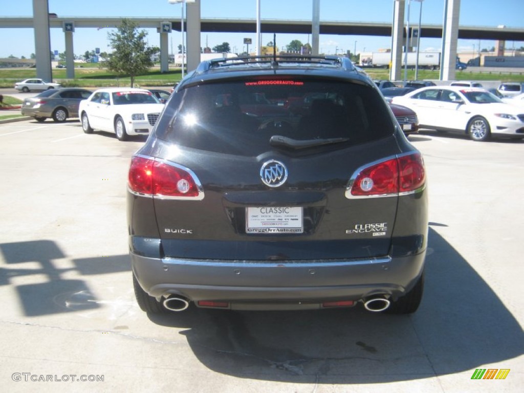 2010 Enclave CXL - Carbon Black Metallic / Ebony/Ebony photo #4