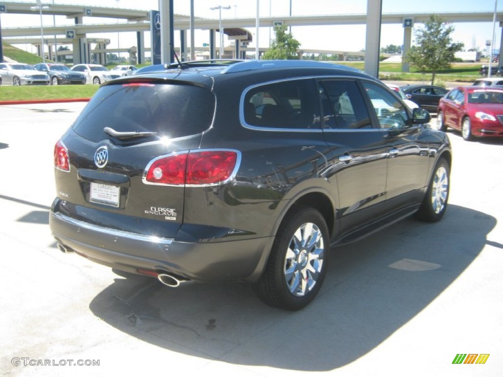 2010 Enclave CXL - Carbon Black Metallic / Ebony/Ebony photo #5