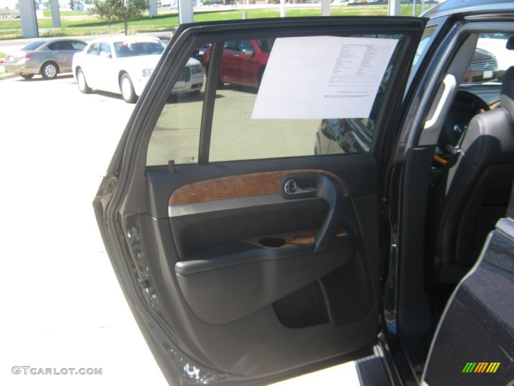 2010 Enclave CXL - Carbon Black Metallic / Ebony/Ebony photo #20