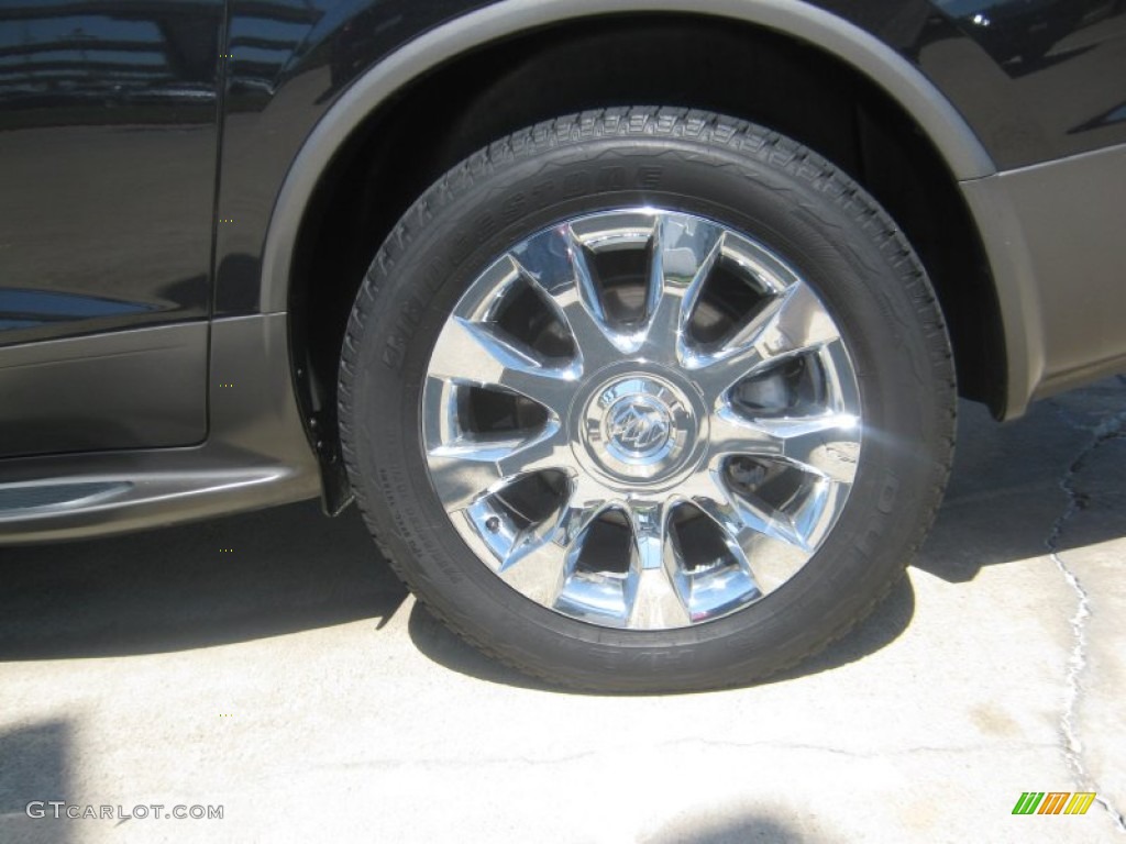 2010 Enclave CXL - Carbon Black Metallic / Ebony/Ebony photo #23