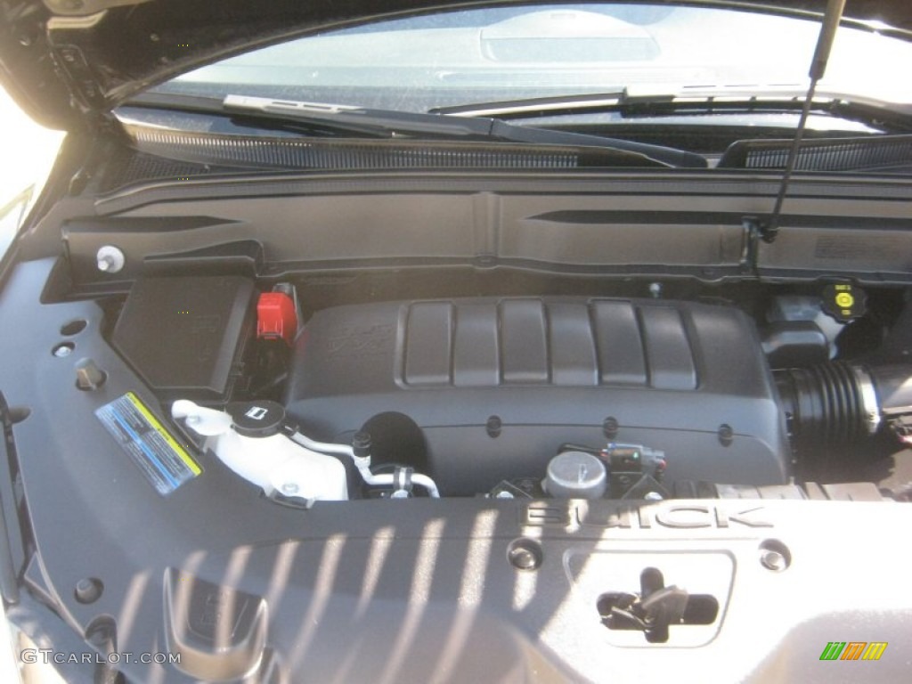 2010 Enclave CXL - Carbon Black Metallic / Ebony/Ebony photo #25