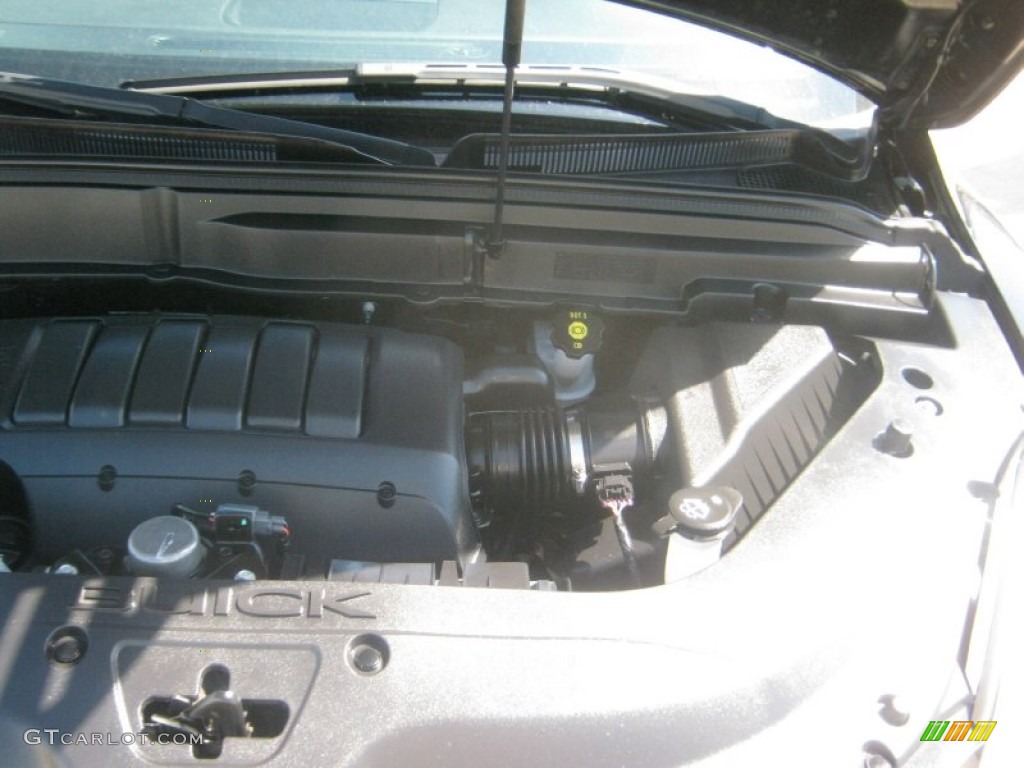 2010 Enclave CXL - Carbon Black Metallic / Ebony/Ebony photo #26