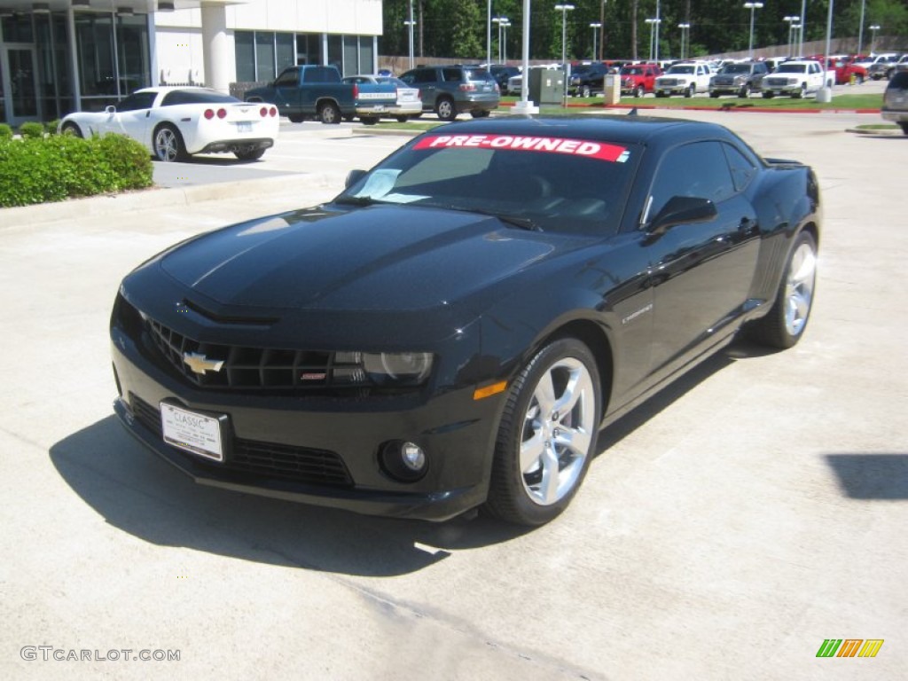 2012 Camaro SS/RS Coupe - Black / Black photo #1