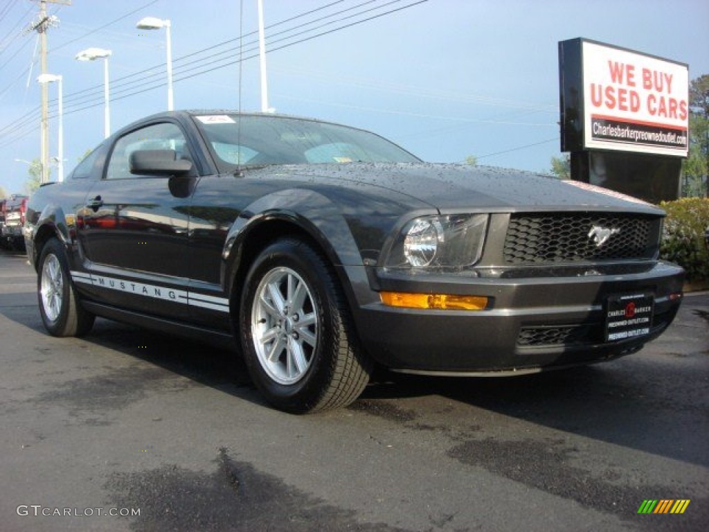 2008 Mustang V6 Deluxe Coupe - Alloy Metallic / Dark Charcoal photo #1