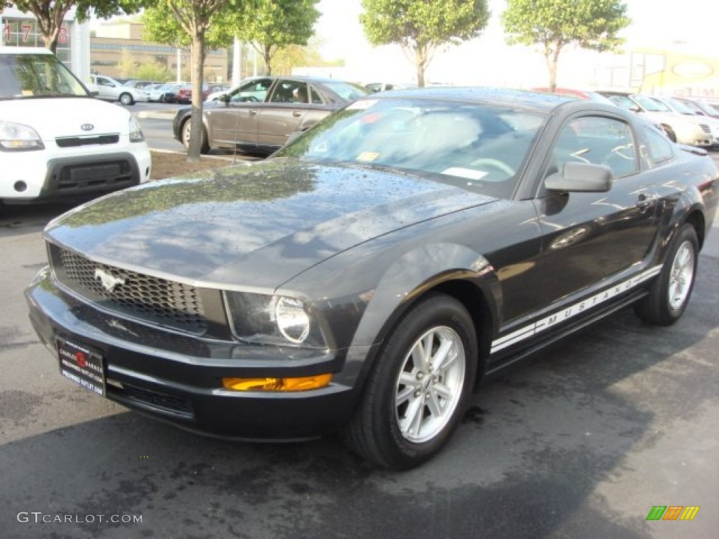 2008 Mustang V6 Deluxe Coupe - Alloy Metallic / Dark Charcoal photo #7