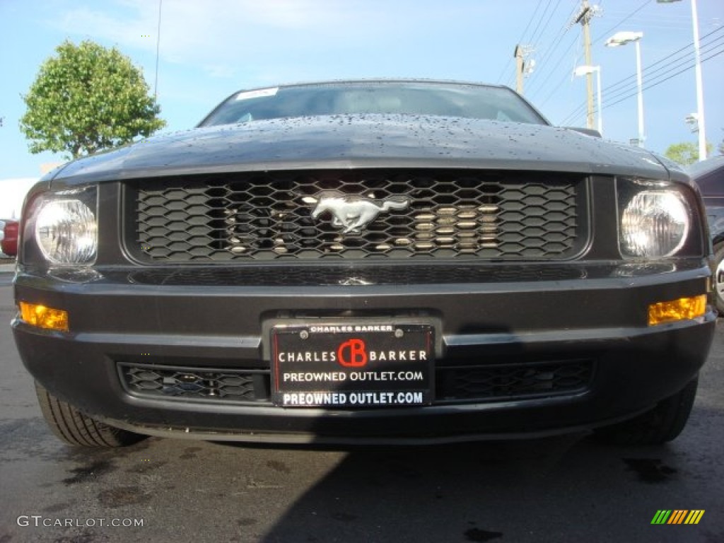 2008 Mustang V6 Deluxe Coupe - Alloy Metallic / Dark Charcoal photo #8