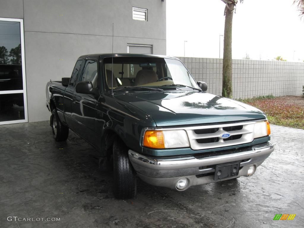 1996 Ranger XLT SuperCab - Cayman Pearl Metallic / Beige photo #3