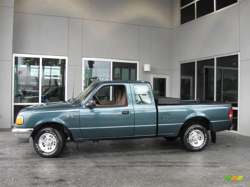 1996 Ranger XLT SuperCab - Cayman Pearl Metallic / Beige photo #5