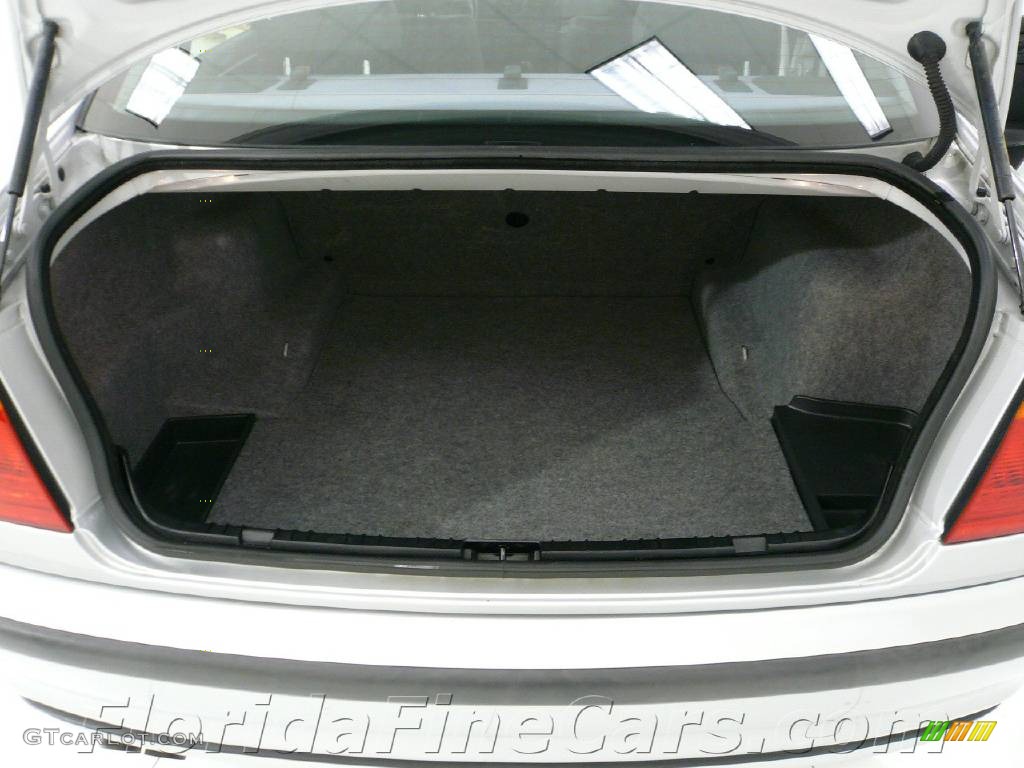 2001 3 Series 325i Sedan - Titanium Silver Metallic / Black photo #11