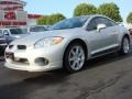 2008 Liquid Silver Metallic Mitsubishi Eclipse SE Coupe  photo #7