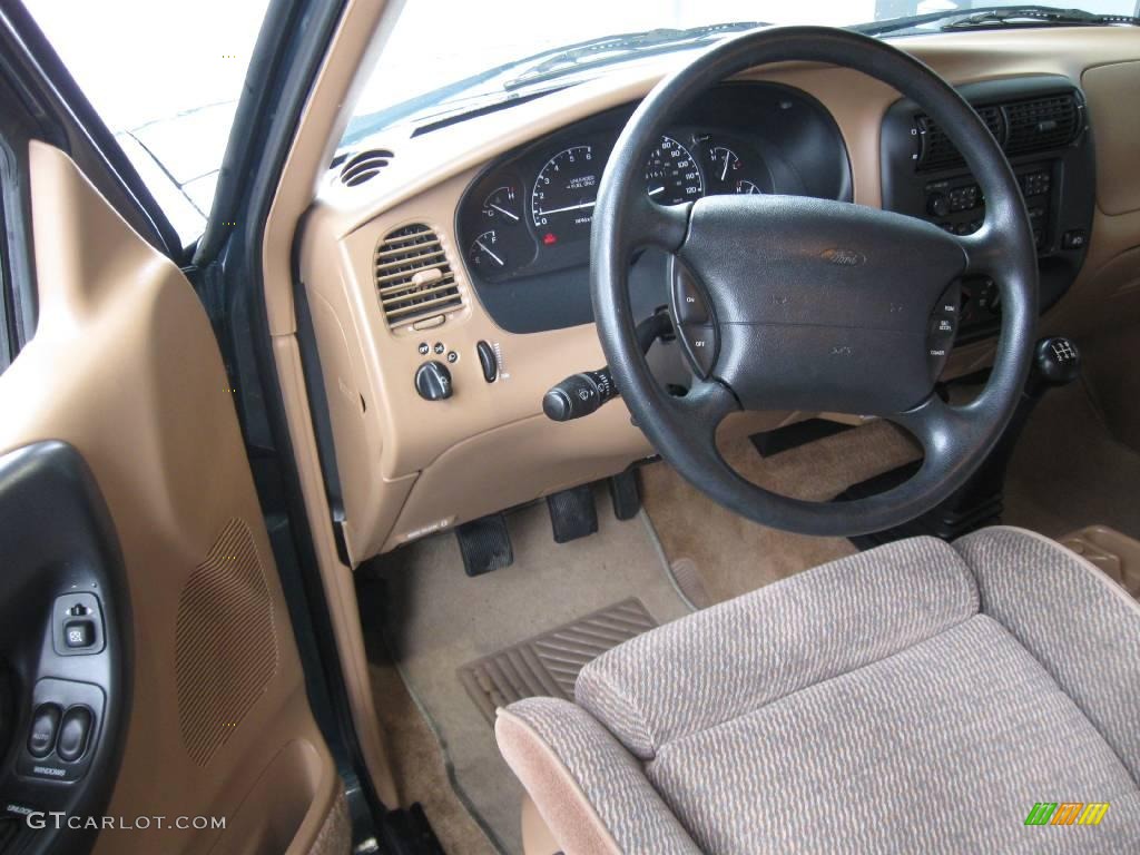 1996 Ranger XLT SuperCab - Cayman Pearl Metallic / Beige photo #10