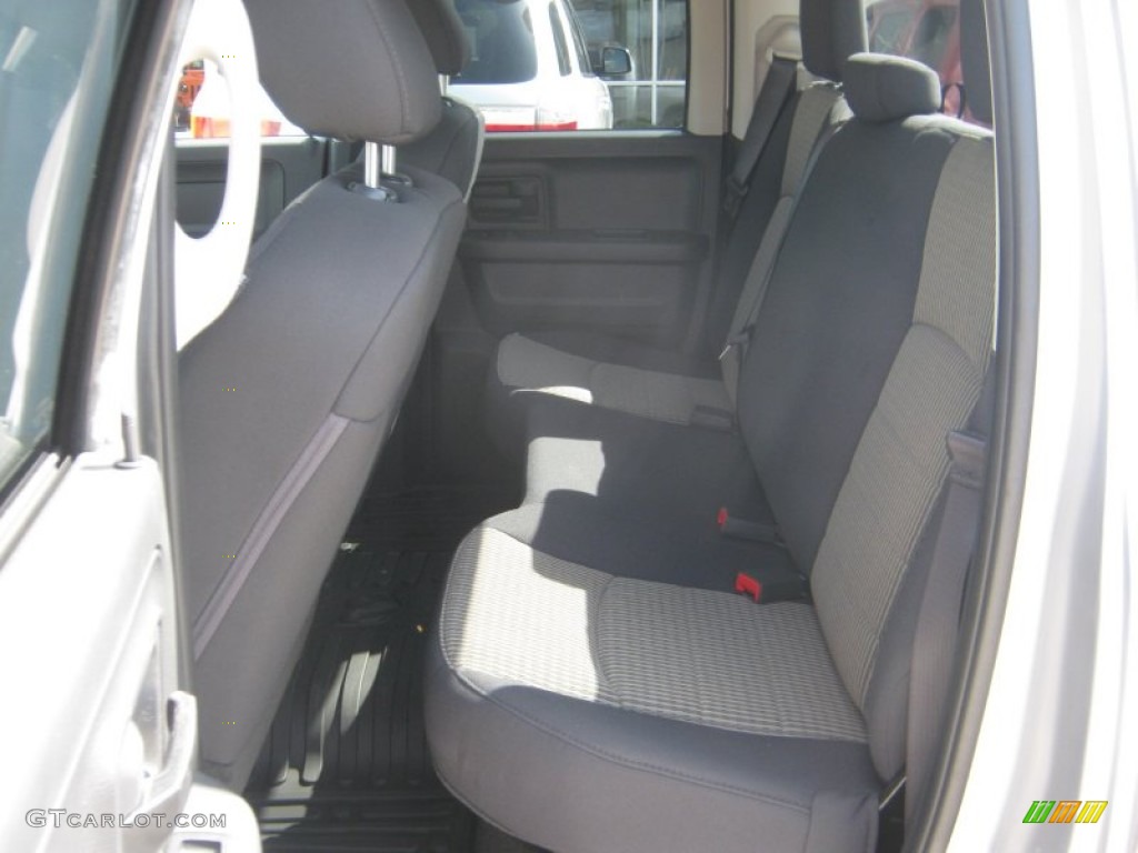 2012 Ram 1500 Express Quad Cab 4x4 - Bright Silver Metallic / Dark Slate Gray/Medium Graystone photo #13