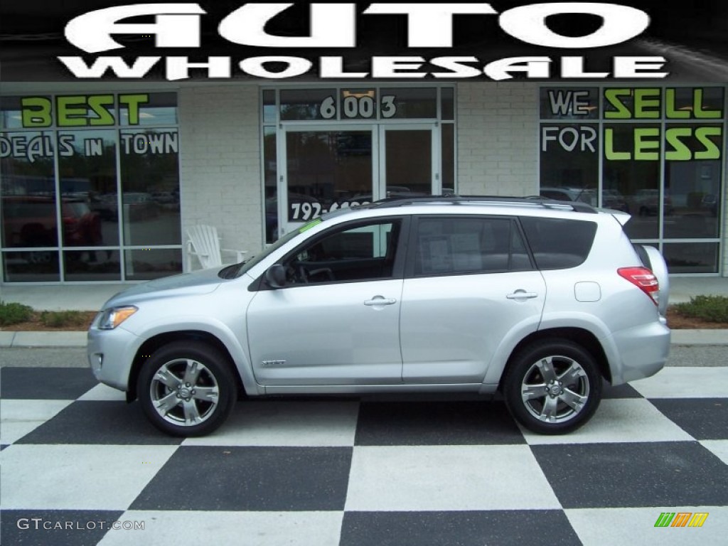 2011 RAV4 Sport 4WD - Classic Silver Metallic / Dark Charcoal photo #1