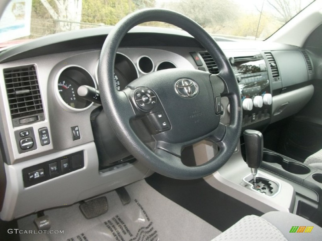 2011 Toyota Tundra Double Cab 4x4 Graphite Gray Dashboard Photo #63417942