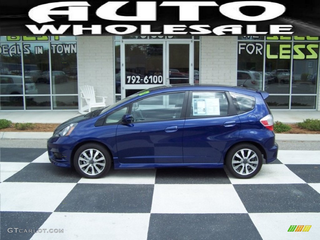 2012 Fit Sport - Vortex Blue Pearl / Black photo #1