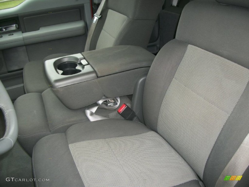 2006 F150 XLT SuperCab 4x4 - Bright Red / Medium/Dark Flint photo #9
