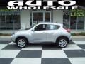 2011 Chrome Silver Nissan Juke SV  photo #1