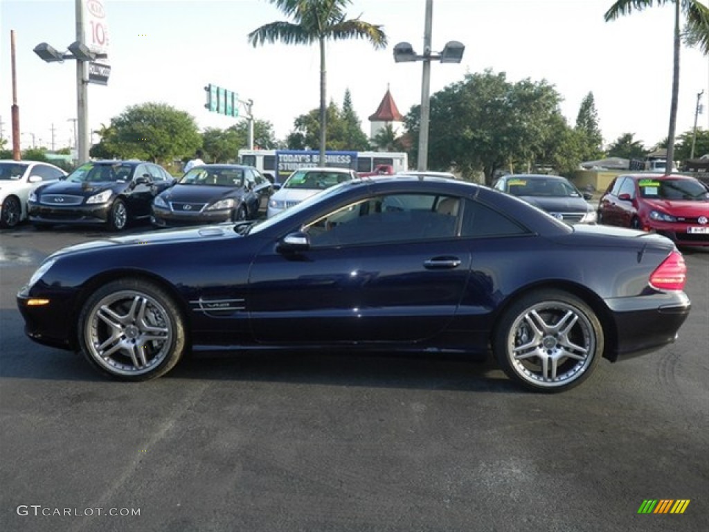 Capri Blue Metallic 2006 Mercedes-Benz SL 600 Roadster Exterior Photo #63420047