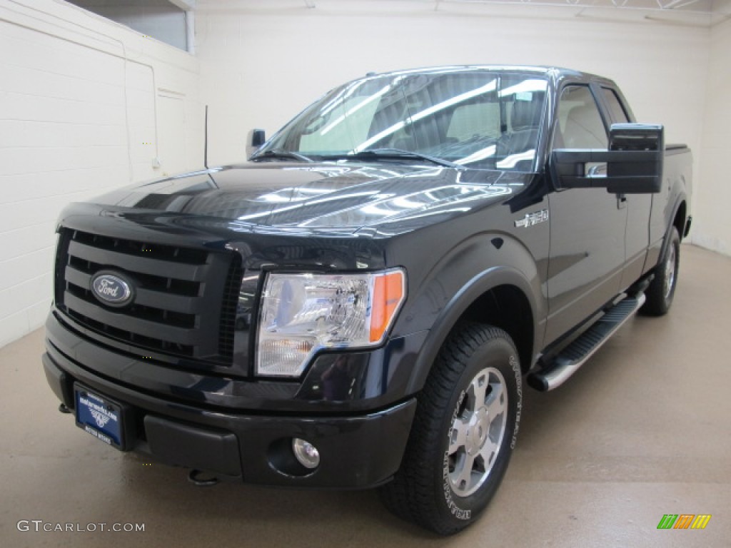 2010 F150 FX4 SuperCab 4x4 - Tuxedo Black / Black photo #4