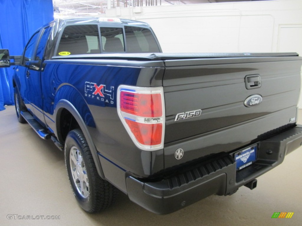 2010 F150 FX4 SuperCab 4x4 - Tuxedo Black / Black photo #6