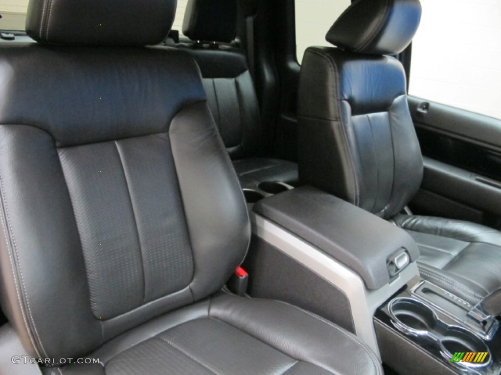 2010 F150 FX4 SuperCab 4x4 - Tuxedo Black / Black photo #25