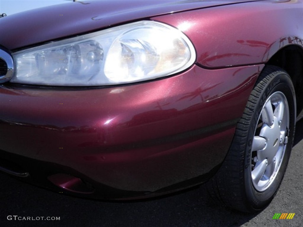 1999 Contour SE - Toreador Red Metallic / Graystone photo #4