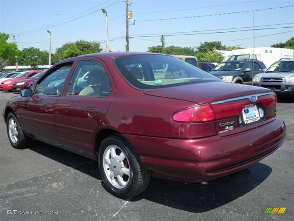 1999 Contour SE - Toreador Red Metallic / Graystone photo #7