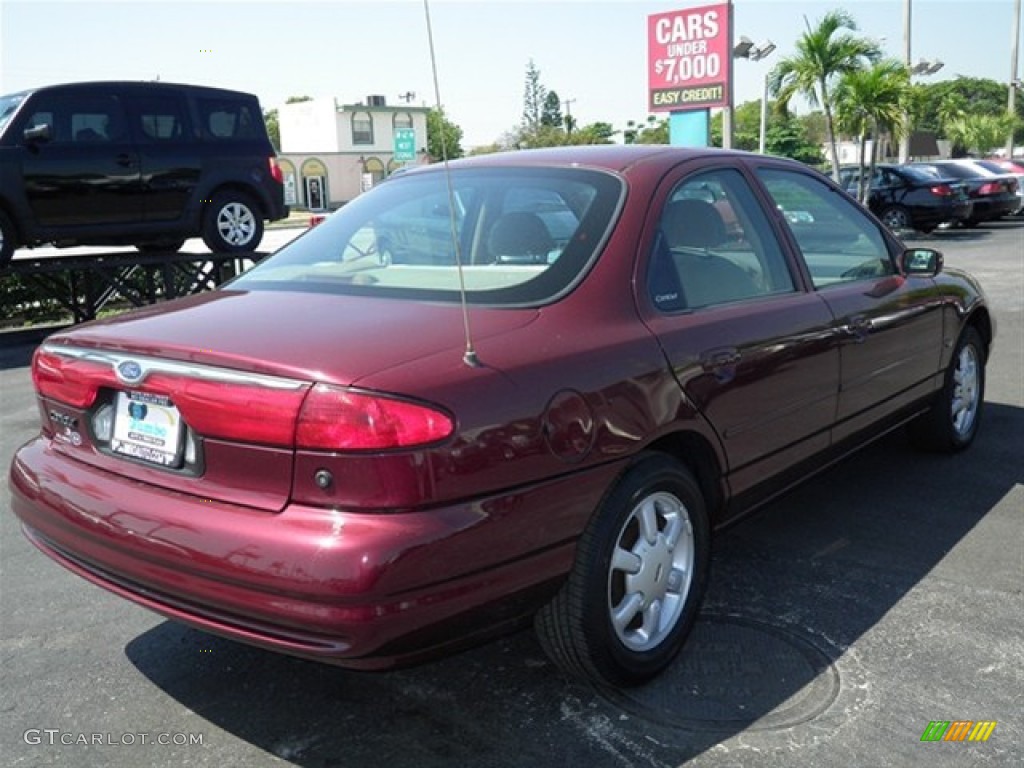 1999 Contour SE - Toreador Red Metallic / Graystone photo #11