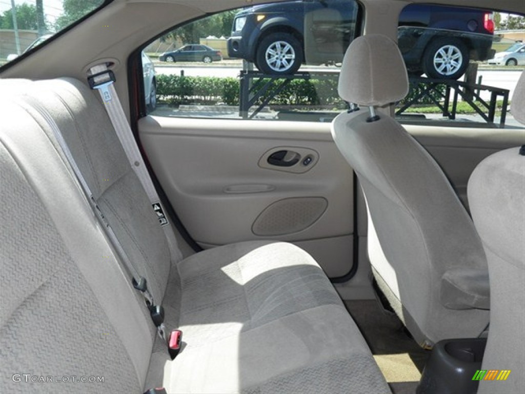 1999 Contour SE - Toreador Red Metallic / Graystone photo #16