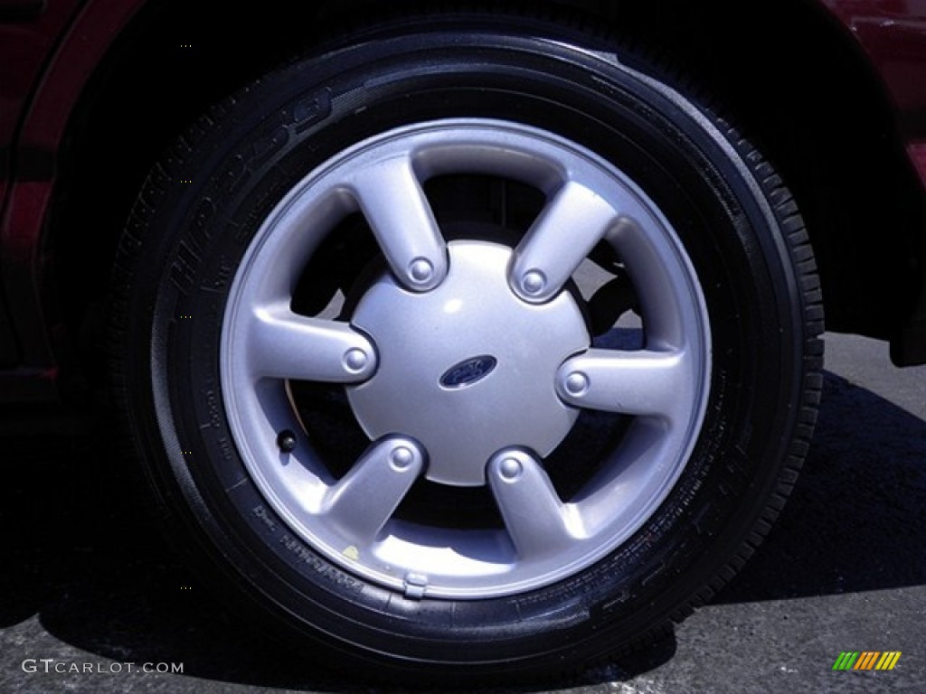 1999 Contour SE - Toreador Red Metallic / Graystone photo #25