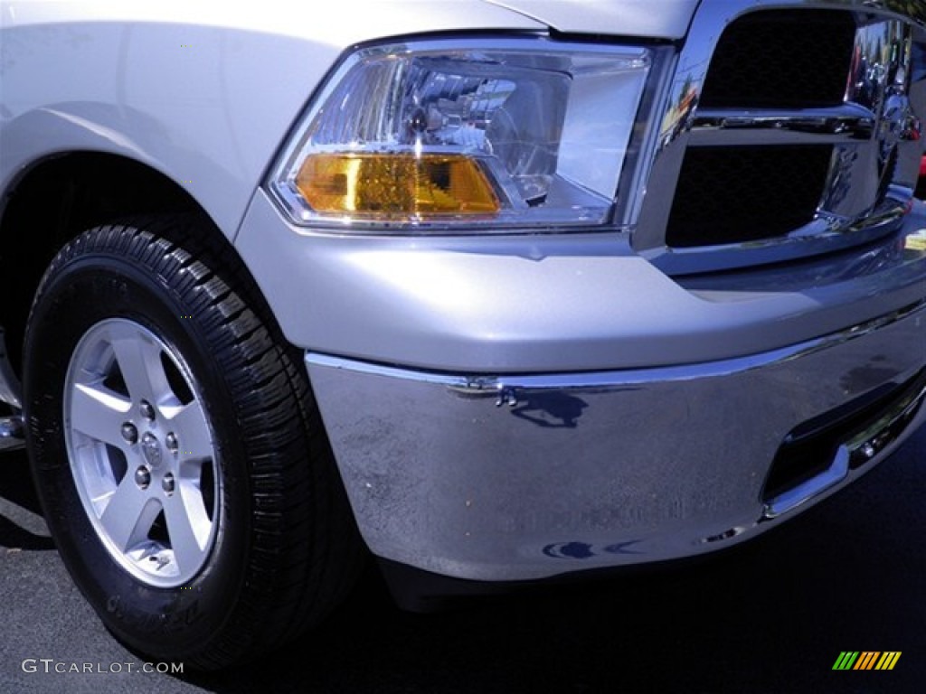 2009 Ram 1500 SLT Crew Cab - Bright Silver Metallic / Dark Slate/Medium Graystone photo #2