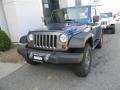 2010 Deep Water Blue Pearl Jeep Wrangler Sport Mountain Edition 4x4  photo #1