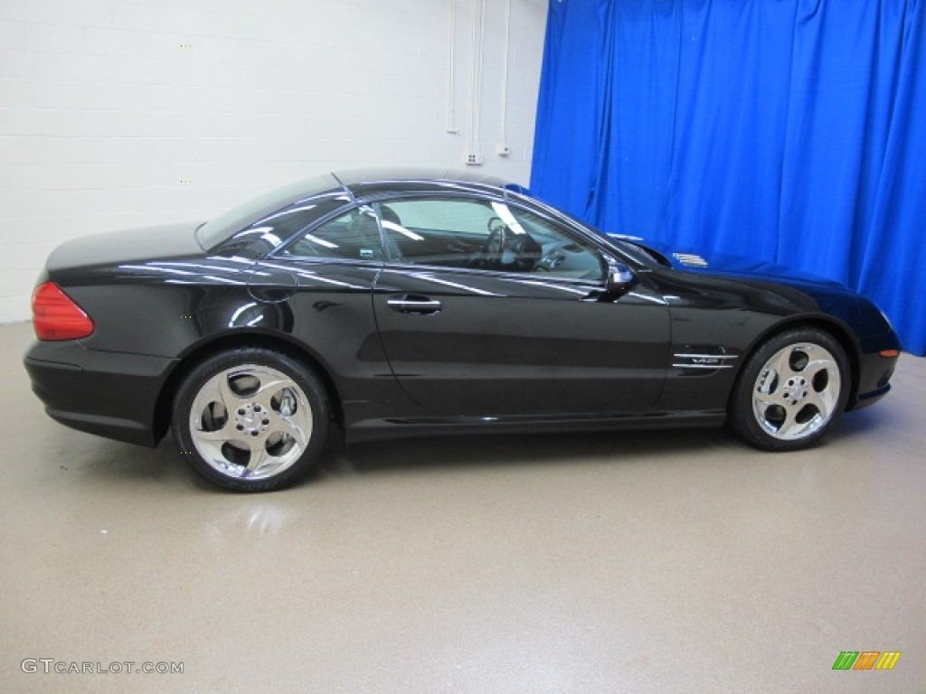 Black 2005 Mercedes-Benz SL 600 Roadster Exterior Photo #63422957