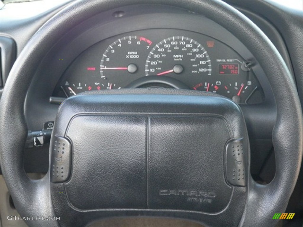 1999 Chevrolet Camaro Coupe Dark Gray Steering Wheel Photo #63423105