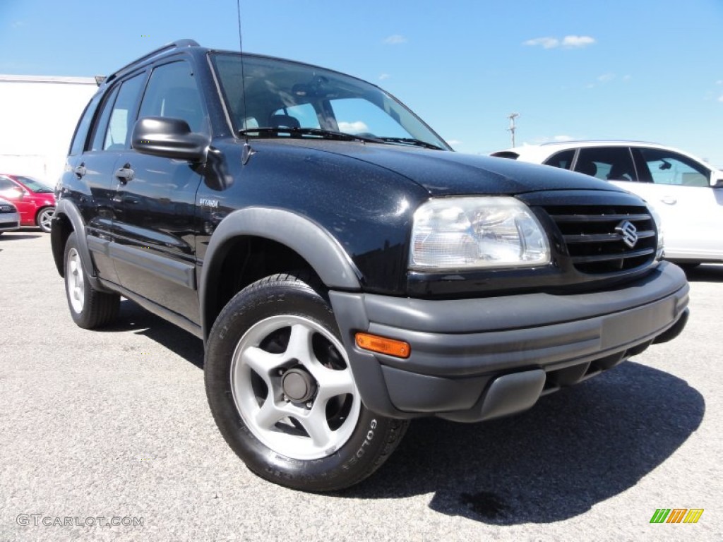 2004 Grand Vitara LX 4WD - Black Onyx / Gray photo #1