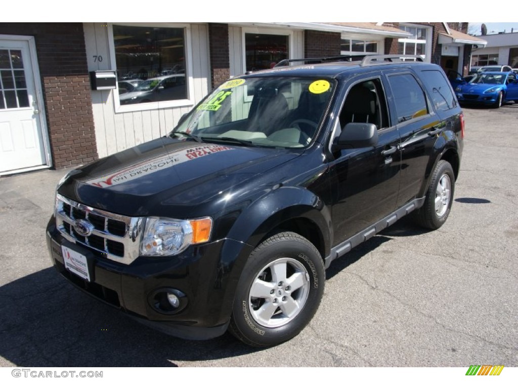 2009 Escape XLT V6 4WD - Black / Stone photo #1