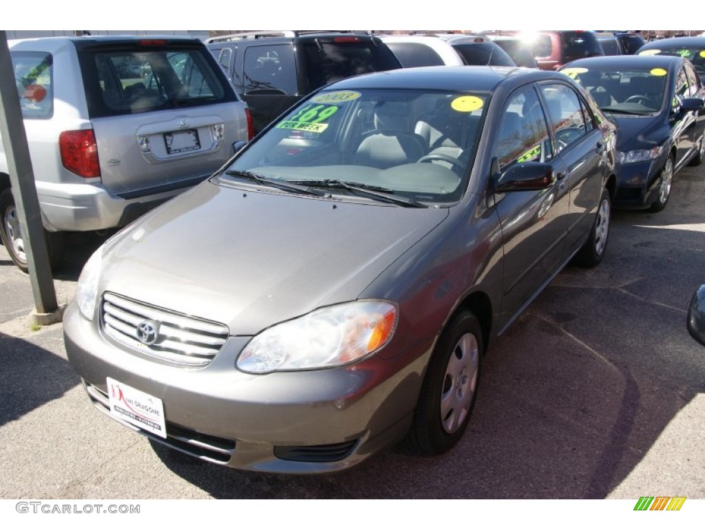 2003 Corolla CE - Moonshadow Metallic / Light Gray photo #1