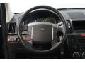 2010 Land Rover LR2 Ebony Interior Steering Wheel Photo