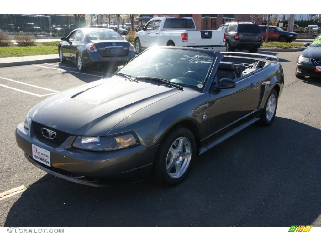 2004 Mustang Convertible - Dark Shadow Grey Metallic / Dark Charcoal photo #1