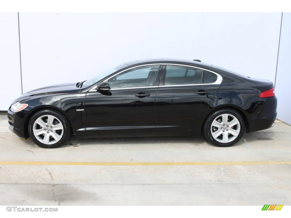 Ebony Black 2010 Jaguar XF Sport Sedan Exterior Photo #63427845