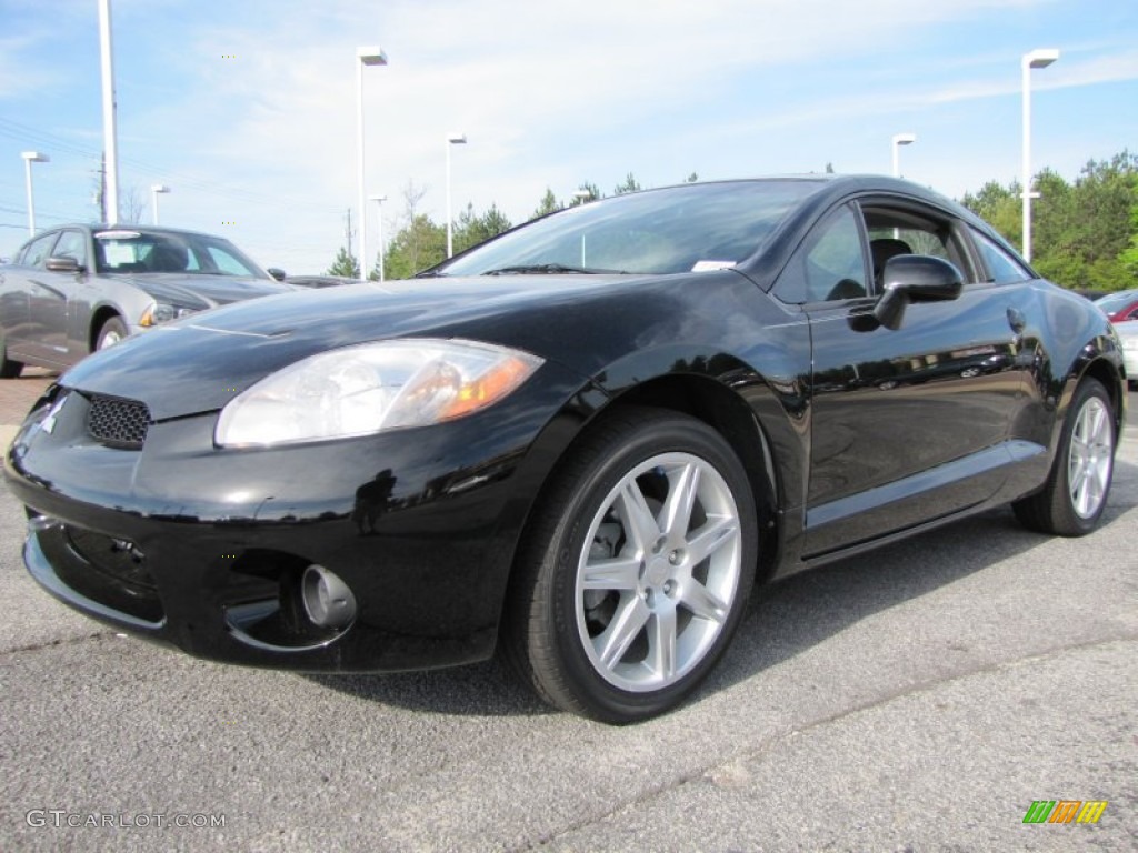 2007 Eclipse SE Coupe - Kalapana Black / Dark Charcoal photo #1