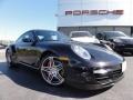 Black 2009 Porsche 911 Turbo Coupe