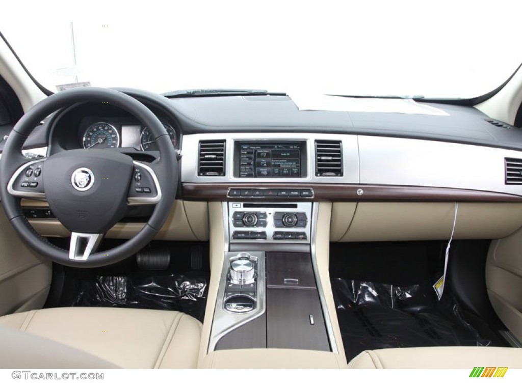 2012 Jaguar XF Standard XF Model Barley/Warm Charcoal Dashboard Photo #63428257