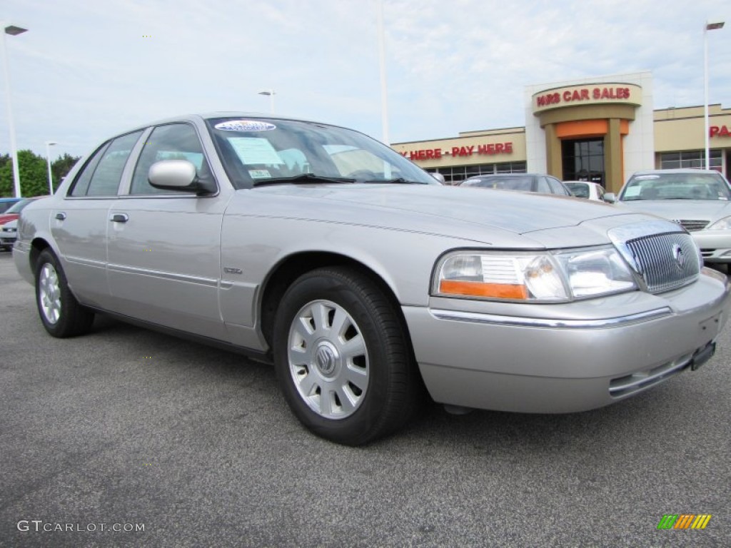 2004 Grand Marquis LS - Silver Birch Metallic / Dark Charcoal photo #4