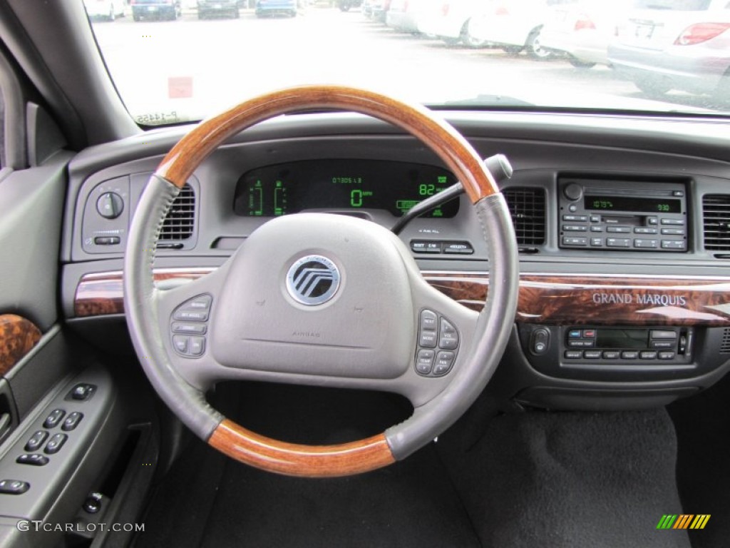 2004 Mercury Grand Marquis LS Dark Charcoal Dashboard Photo #63428540