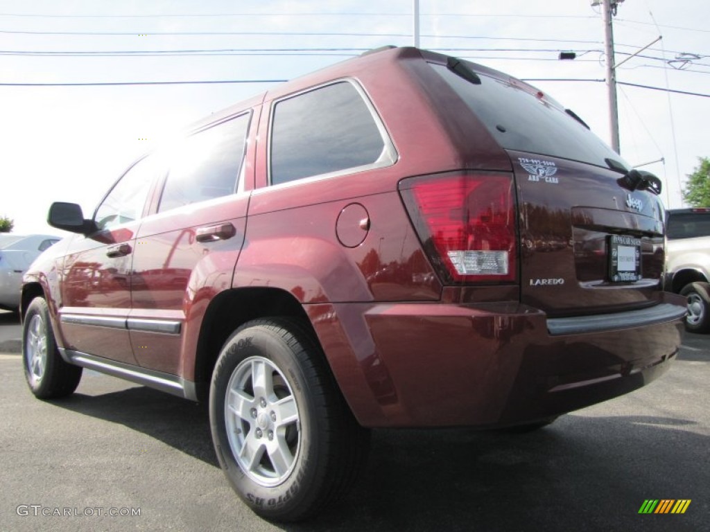 2007 Grand Cherokee Laredo - Red Rock Crystal Pearl / Medium Slate Gray photo #2