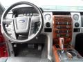 Black/Black 2009 Ford F150 Lariat SuperCrew Dashboard